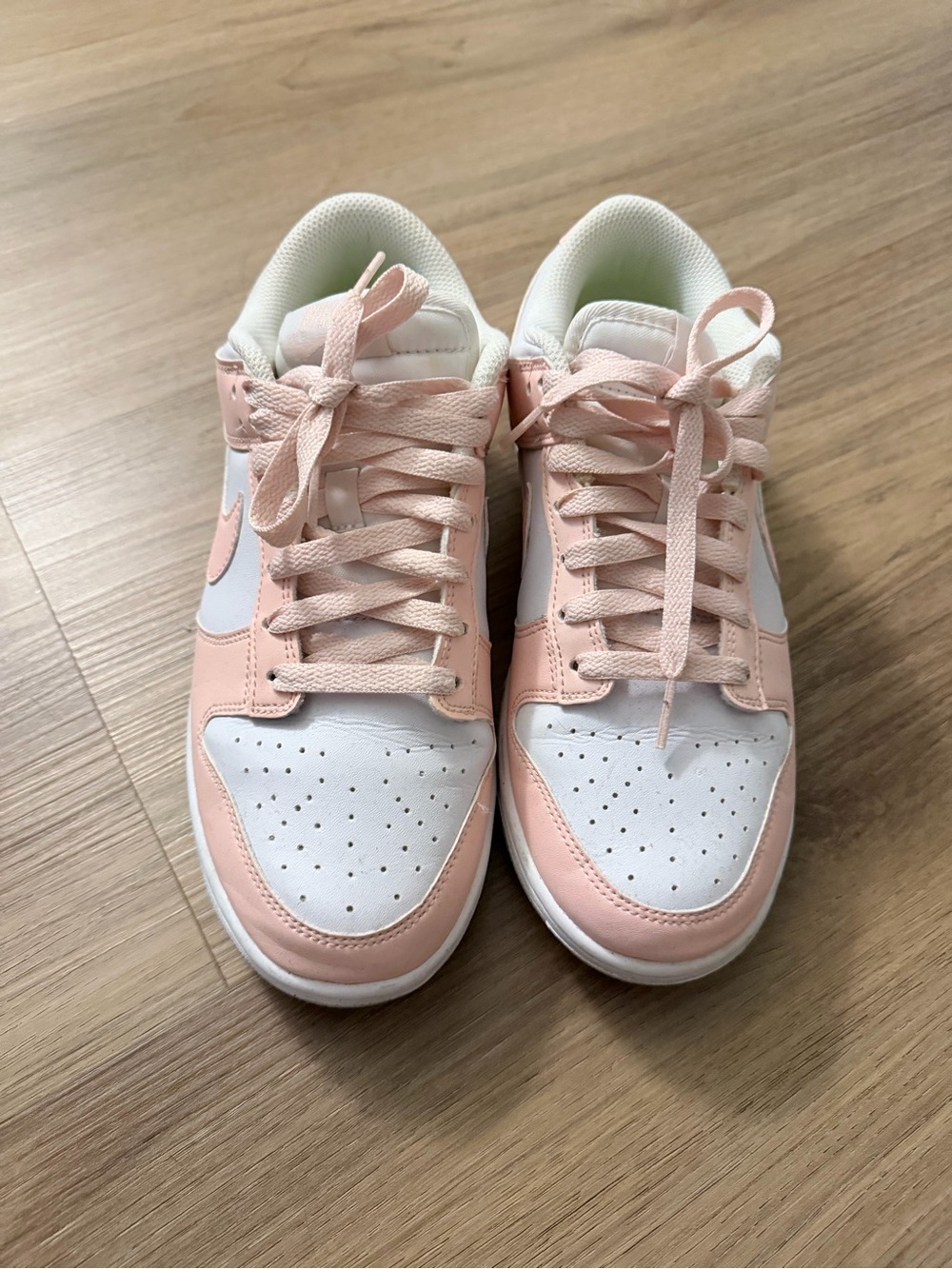 Nike Women’s Low-Top Sneakers in Pink and White